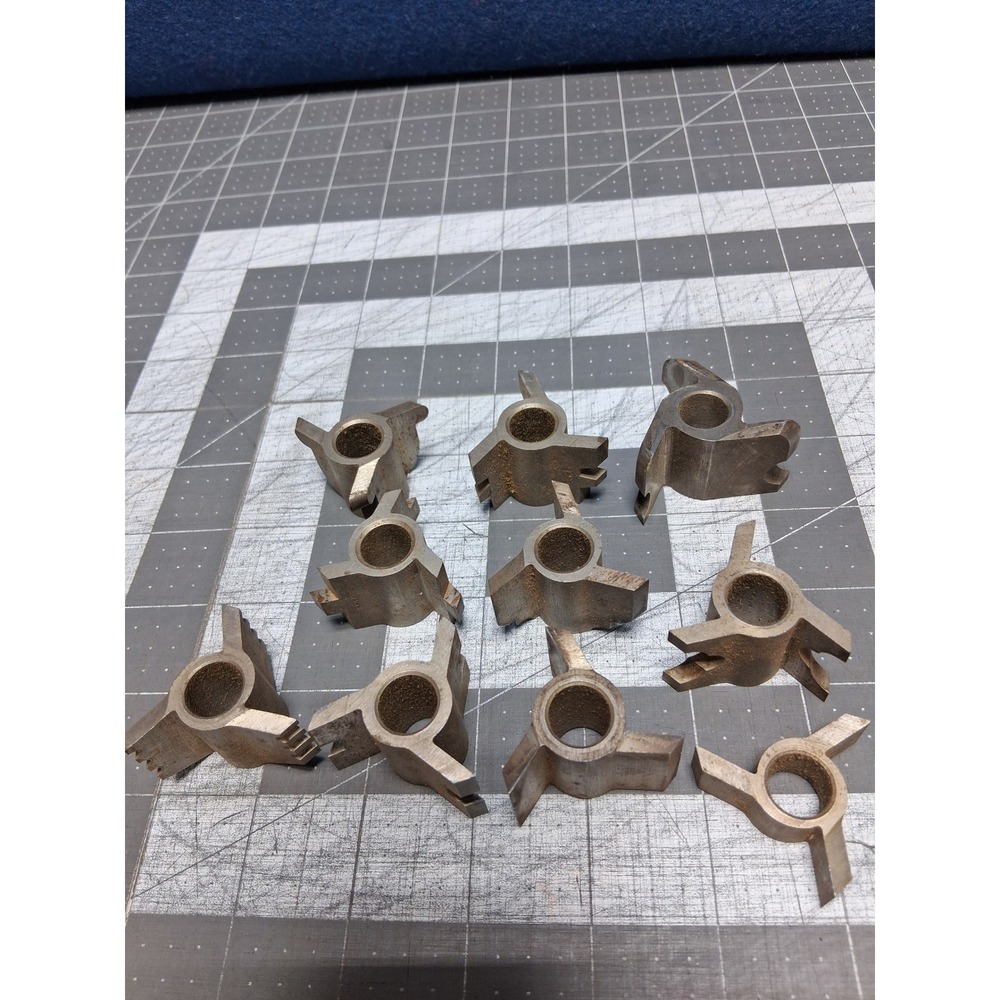 Unbranded Shaper Cutters Gray Steel 10 Piece Set 3630 3621 3629 3624 3626 3627